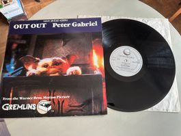 PETER GABRIEL GENESIS Kult 12" Vinyl Out Out GREMLINS FIlm