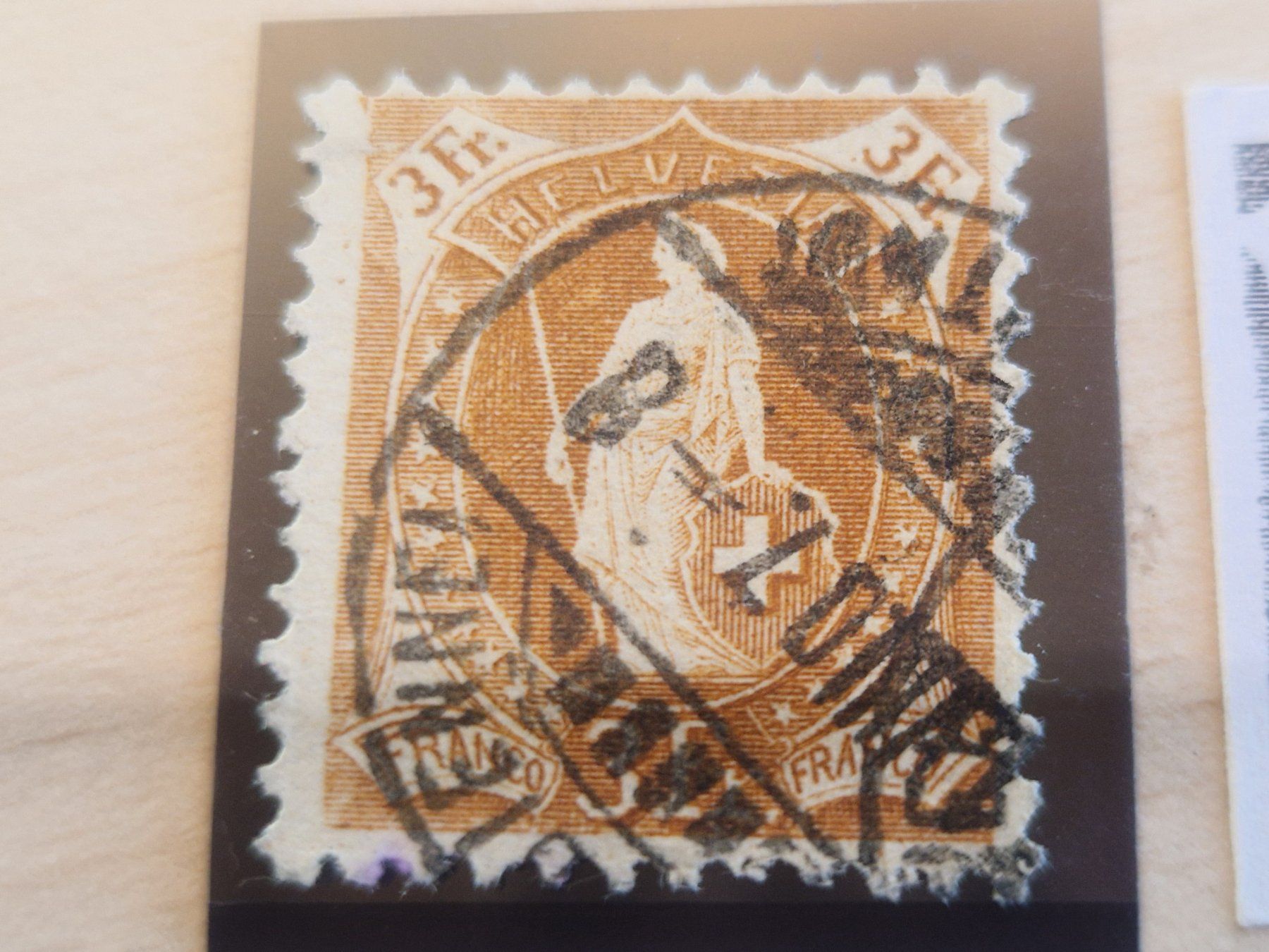 Tous les timbres: Stehende 92C, verschiedene Retouchen, top Kat – D'occasion à Burgdorf par Glossy01 1