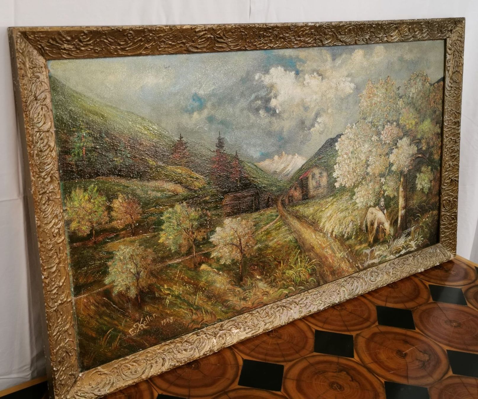 Dipinti: Gemälde Bild signiert – Usato da Zürich venduto da Vintage-1993 1