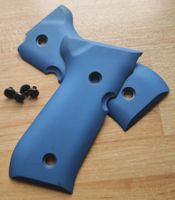 Beretta 92, 92FS Griffschalen & Schrauben Set - Satin Blue
