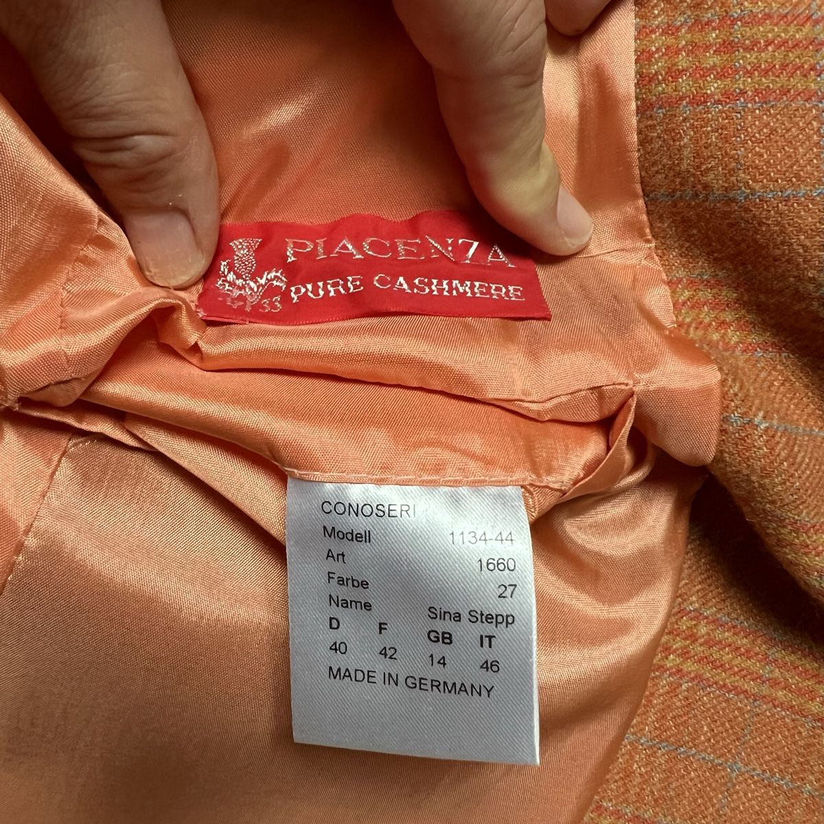 Giacche: CONOSERI Kaschmir Blazer 🧡 – Usato da Zürich venduto da ClosetQueen 8