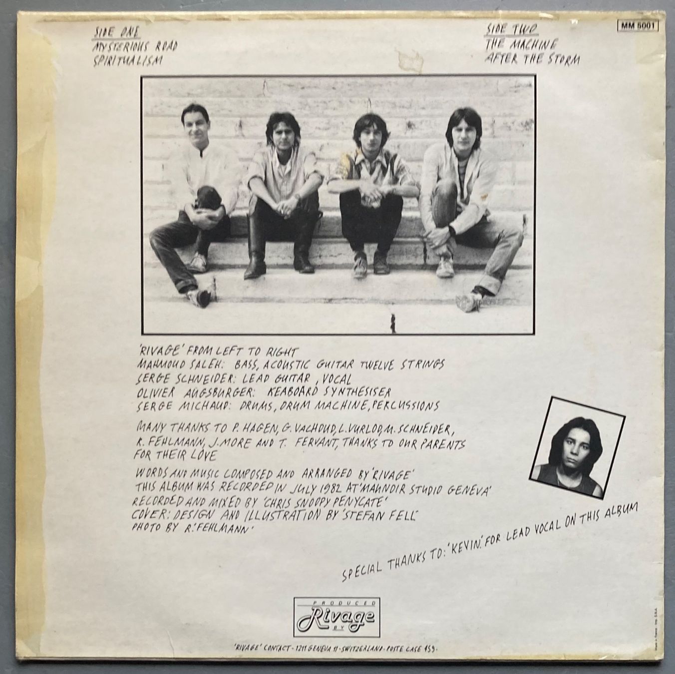 Vinyles: RIVAGE - OPENING – D'occasion à Poliez-Pittet par Newtown-Records 1
