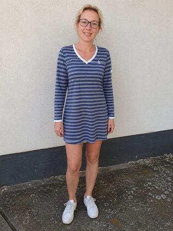 RALPH LAUREN | robe marinière rayé casual chic | S femme
