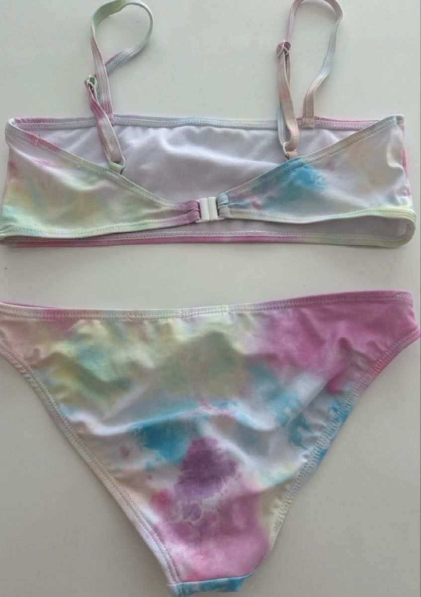 Badekleider & Bikinis: Bikini tie-dye LSN Grösse 164 S batik look – Neu (gemäss Beschreibung) aus Freidorf TG von nad_fxh7 2