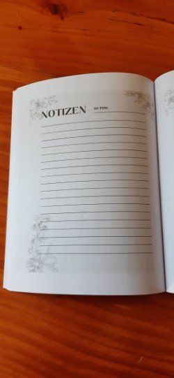 Schreibblöcke: Notizbuch "Floral" – Neu (gemäss Beschreibung) aus Doppleschwand von Sandrafritz 2