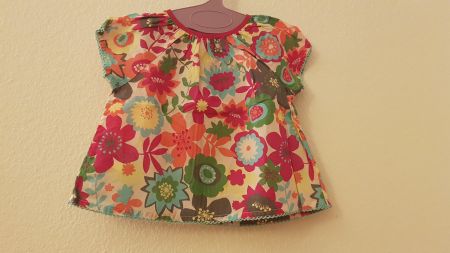 Du Pareil au Meme Bluse Gr 68 kurzarm Tshirt Dpam Cotton NEU