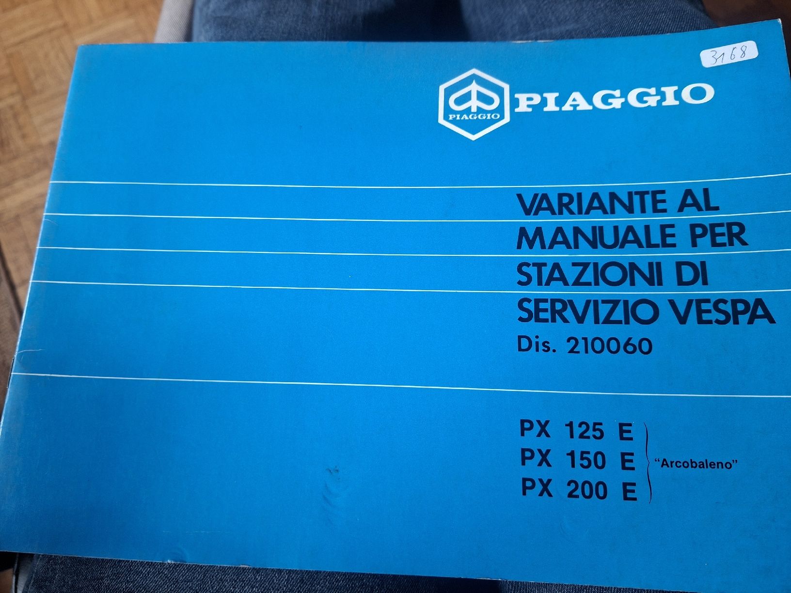 Piaggio Alle Rollerersatzteile: Vespa piaggio PX 125 E 150 E 200 E arcobaleno supplément  – Gebraucht aus lausanne von Nicolier0