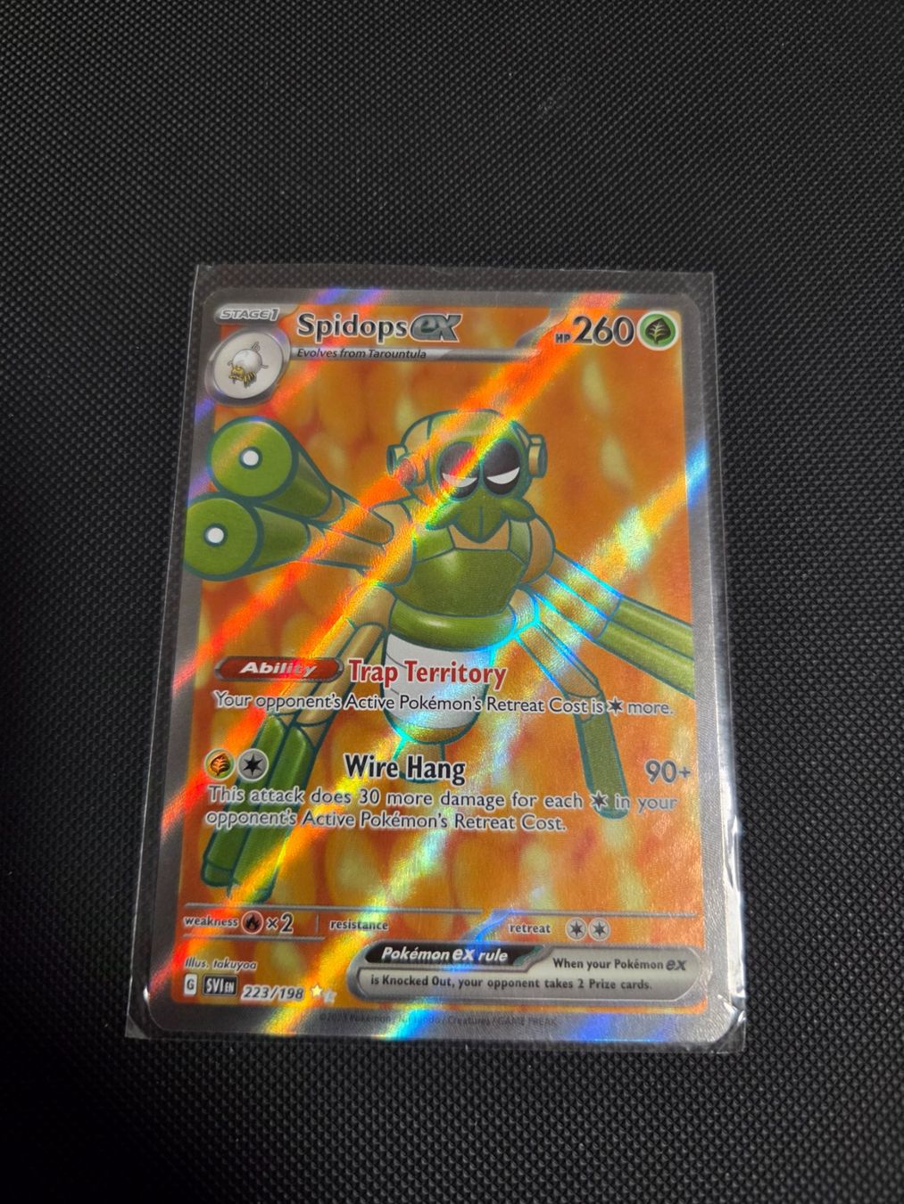 Pokémon Carte collezionabili: Spidops ex 223 -Scarlet & Violet - EN – Usato da Luzern venduto da heini81