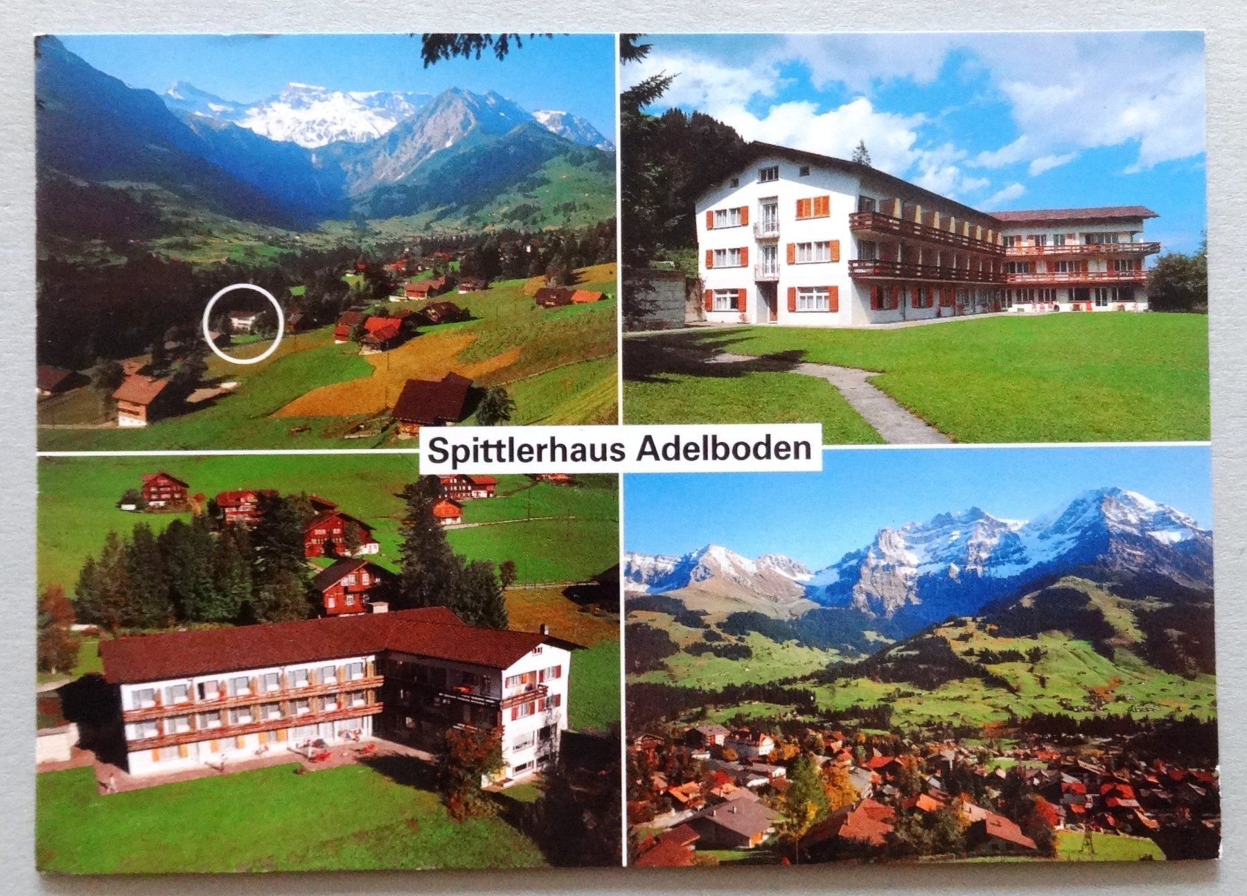 Ansichtskarten: Ferienhotel Spittlerhaus, Adelboden – Gebraucht aus Fétigny von Billy2miny