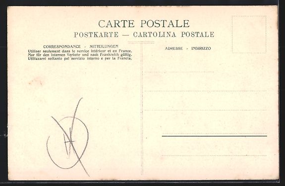 Cartoline postali: Saas Fée, Panorama mit Fletschhorn, Laq – Usato da Berlin venduto da bartko-reher 1