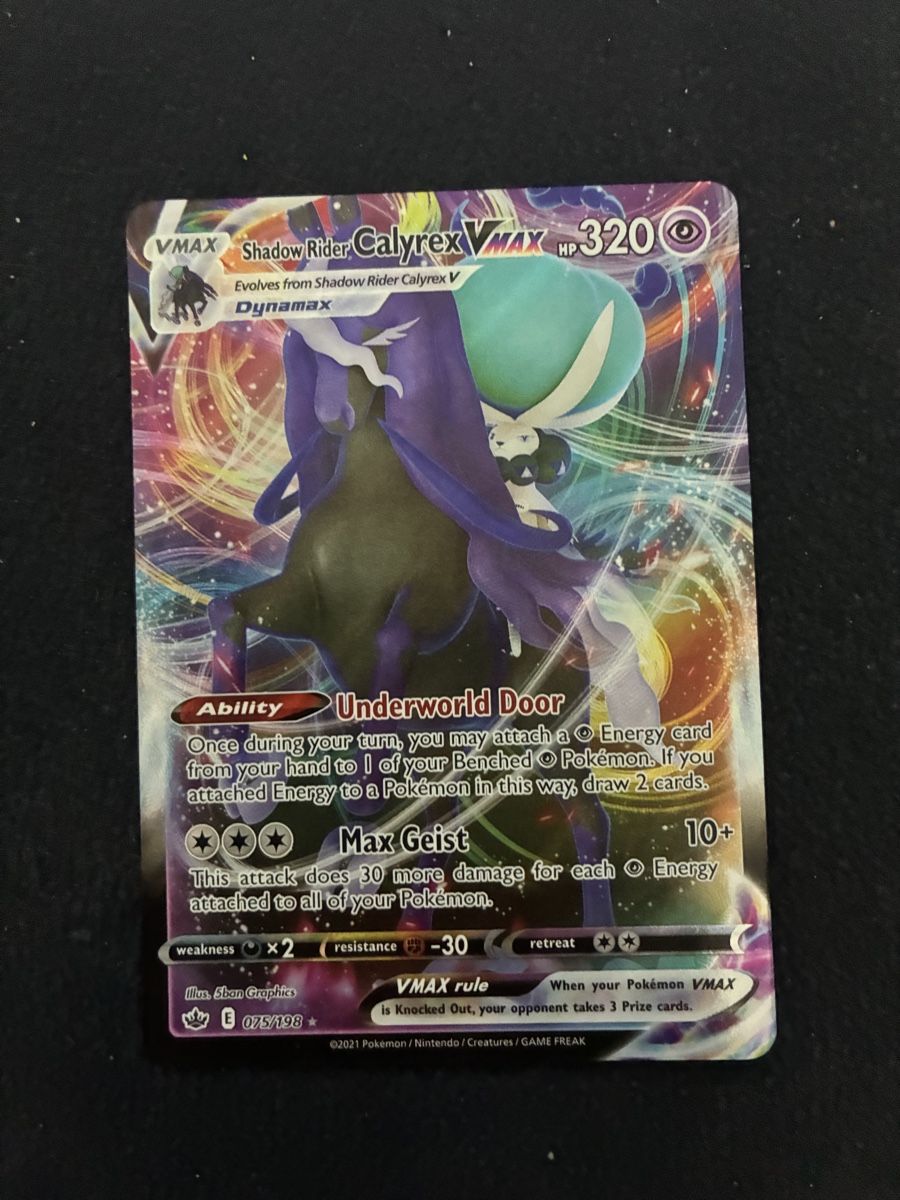 Pokémon Sammelbilder & Trading cards: POKEMON CARDS CALYREX EX # 75 – Neu (gemäss Beschreibung) aus Taverne von YOHISTORE