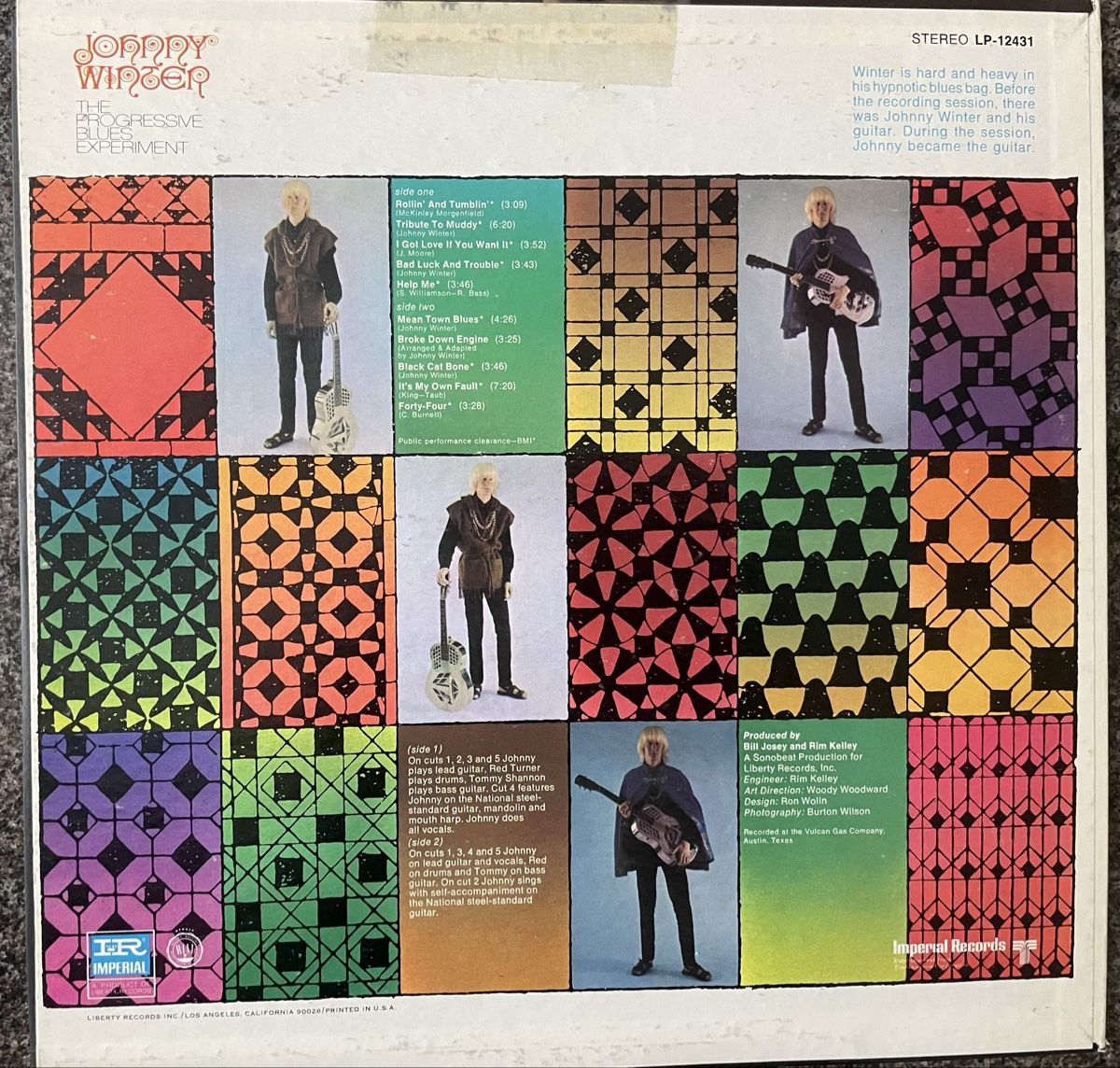 Dischi in vinile: Johnny Winter - Progressive Blues Experiment - Vinyl LP  – Usato da Olten venduto da Bluespapst 1
