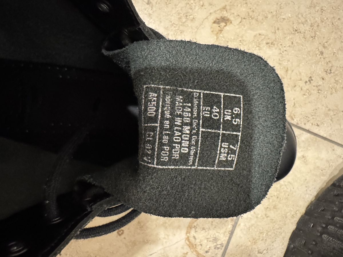 Dr. Martens Scarpe da uomo: Dr. Martens Schnürstiefelette '1460' in Schwarz – Usato da Zürich venduto da Manuel.Huber 3