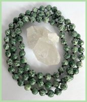 84CM! KETTE STEINKETTE EDELSTEINKETTE BAUMACHAT ACHAT GRÜN
