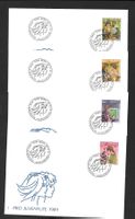 4 FDC Pro Juventute 1989 Serie Einzelmarken ET 24.11.1989