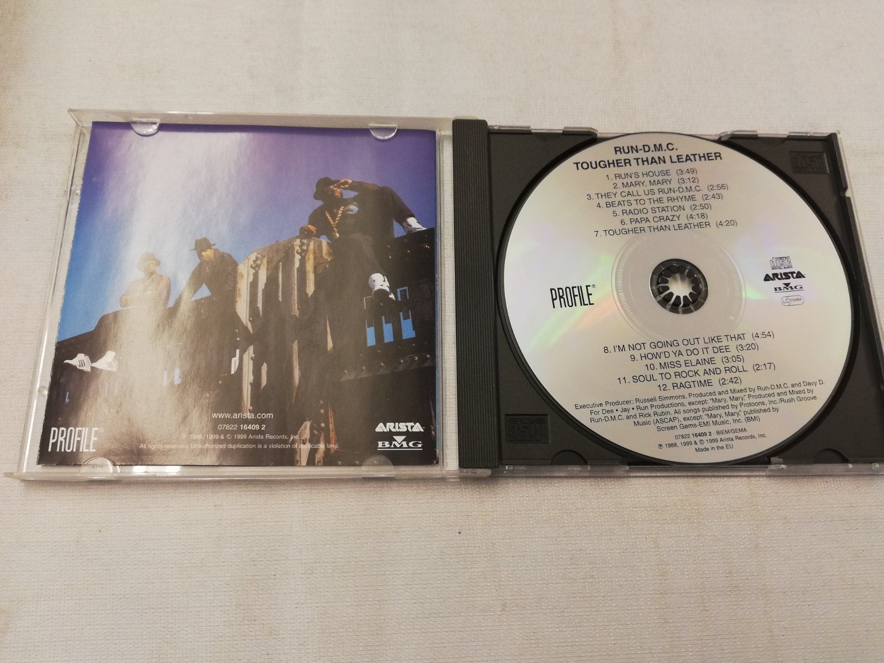 CDs: RUN-D.M.C. - TOUGHER THAN LEATHER – Gebraucht aus Bern von Vinylsound.ch 2