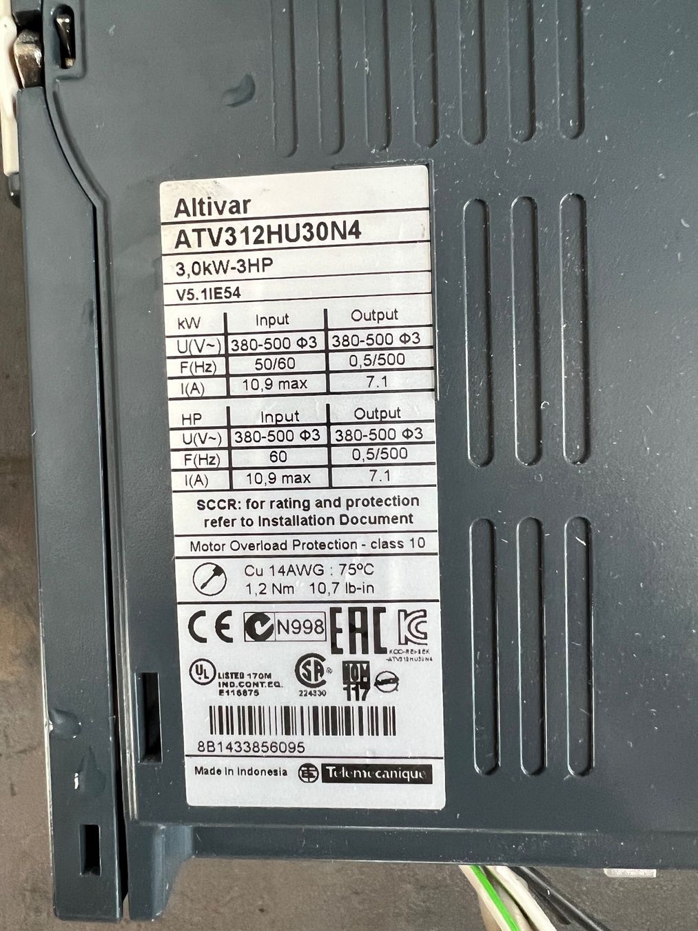 Wechselrichter: Frequenzumrichter Schneider Electric / 3kW – Gebraucht aus Romanshorn von DonRicardoo 1