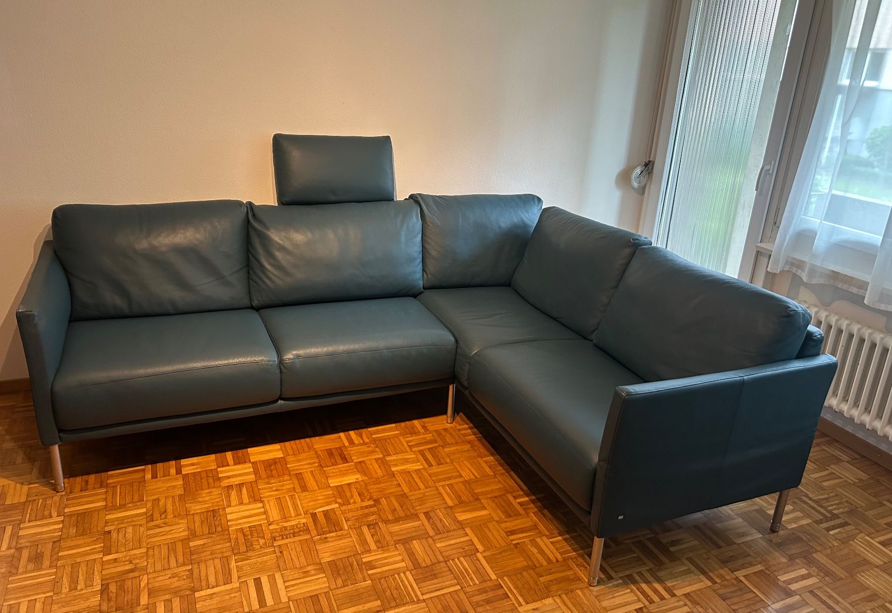 Rolf Benz Divani: Elegantes Ecksofa aus Leder – Usato da Luzern venduto da DoKa94