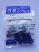 O.S. Engine Motorhalterung M5 Blau 31,8mm
