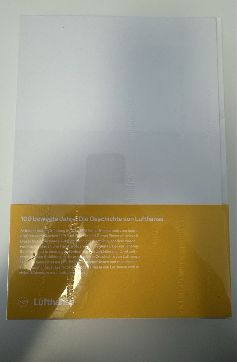 Libri: Buch 100 Jahre Lufthansa – Nuovo e nell'imballaggio originale da Zürich venduto da deb_3456 1