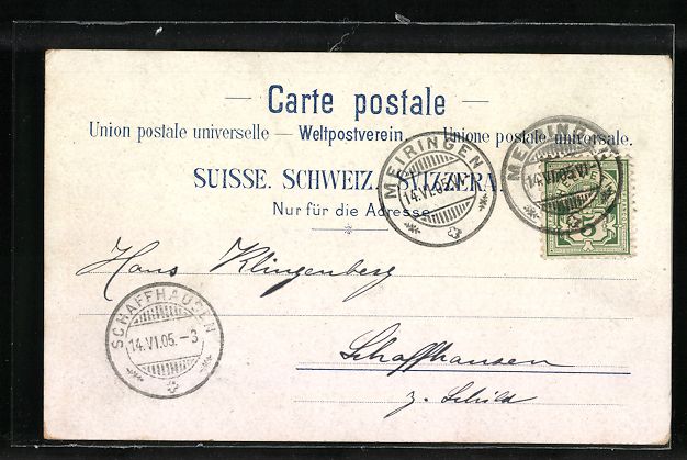 Cartoline postali: Meiringen, Strassenpartie mit Passanten – Usato da Berlin venduto da bartko-reher 1
