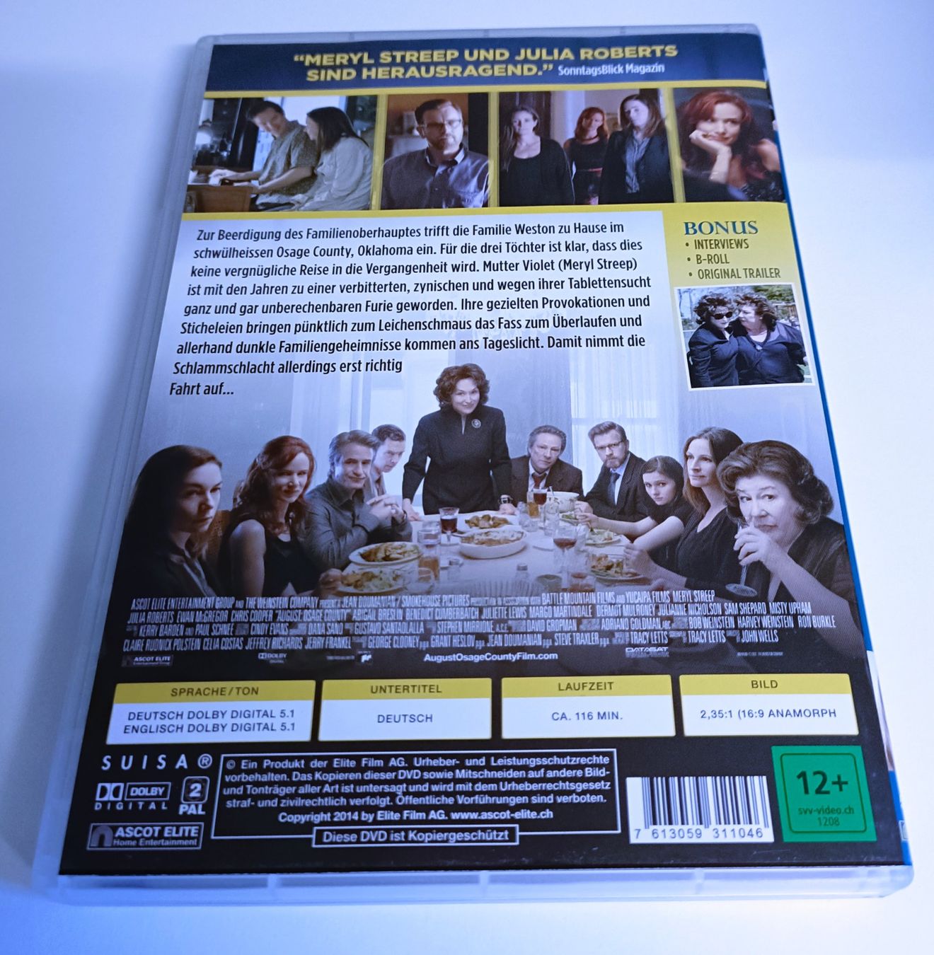 Alle DVDs: DVD August: Osage County mit Meryl Streep – Gebraucht aus Köniz von Movieportal007 1