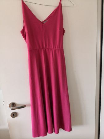Midi Kleid Pink von H&M, Gr. S