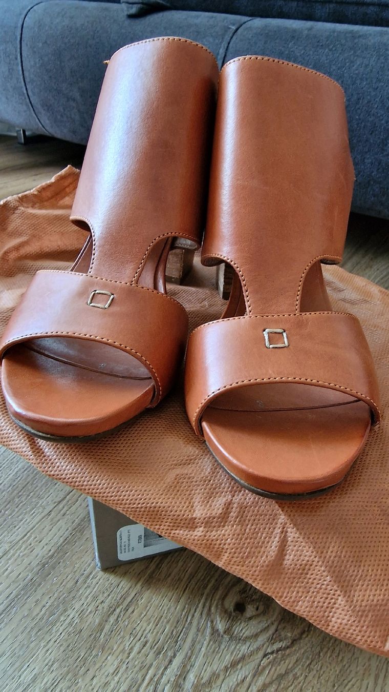 Scarpe da donna: Braune Leder Sandalen Gr. 38 – Nuovo e nell'imballaggio originale da Mönchaltorf venduto da nzhuravel 6