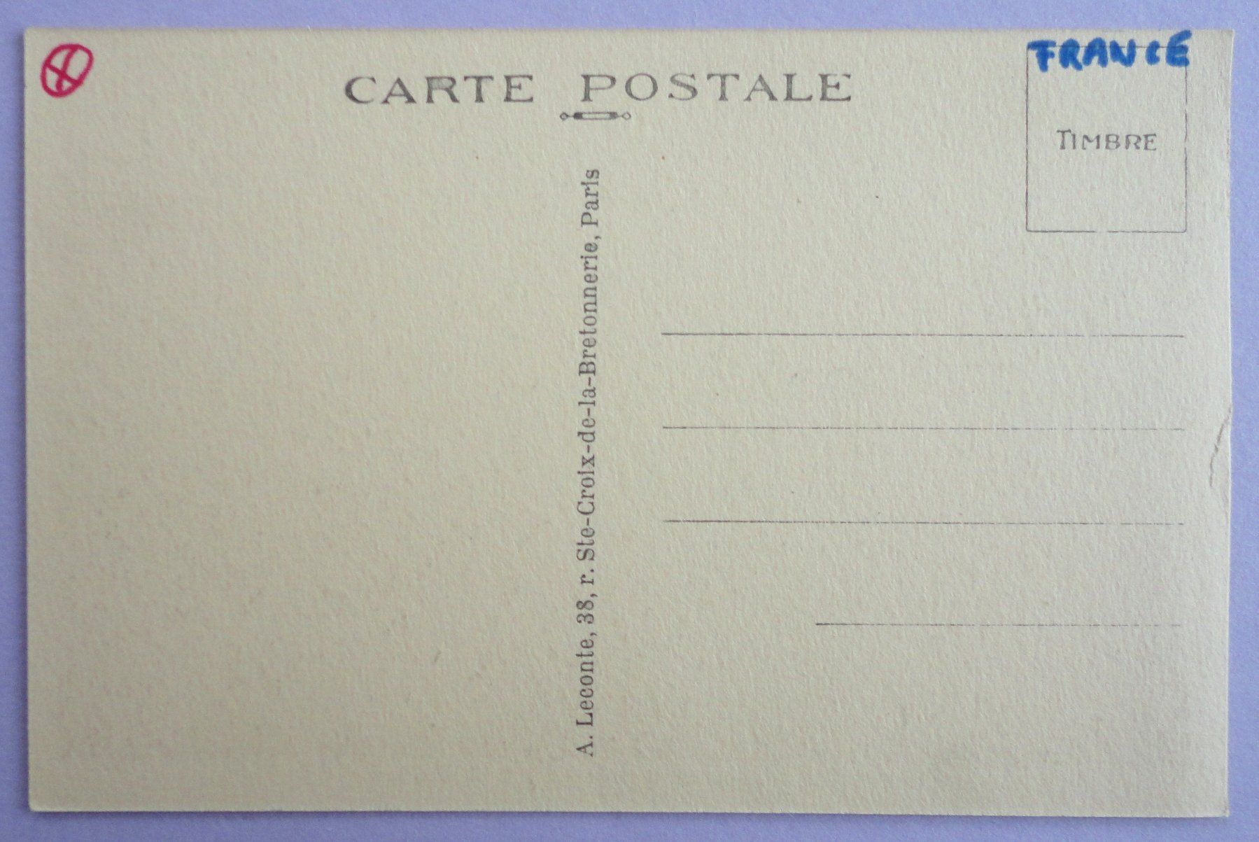 Cartes postales: Paris - La Rue de Castiglione – Défectueux à Fétigny par Billy2miny 1