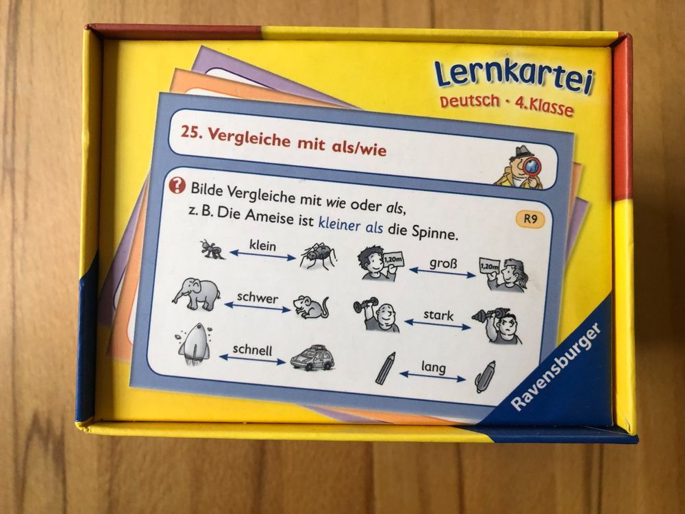 Lern-Detektive: Deutsch 4. Klasse Lernkartei 240 Karten (Gebraucht) in