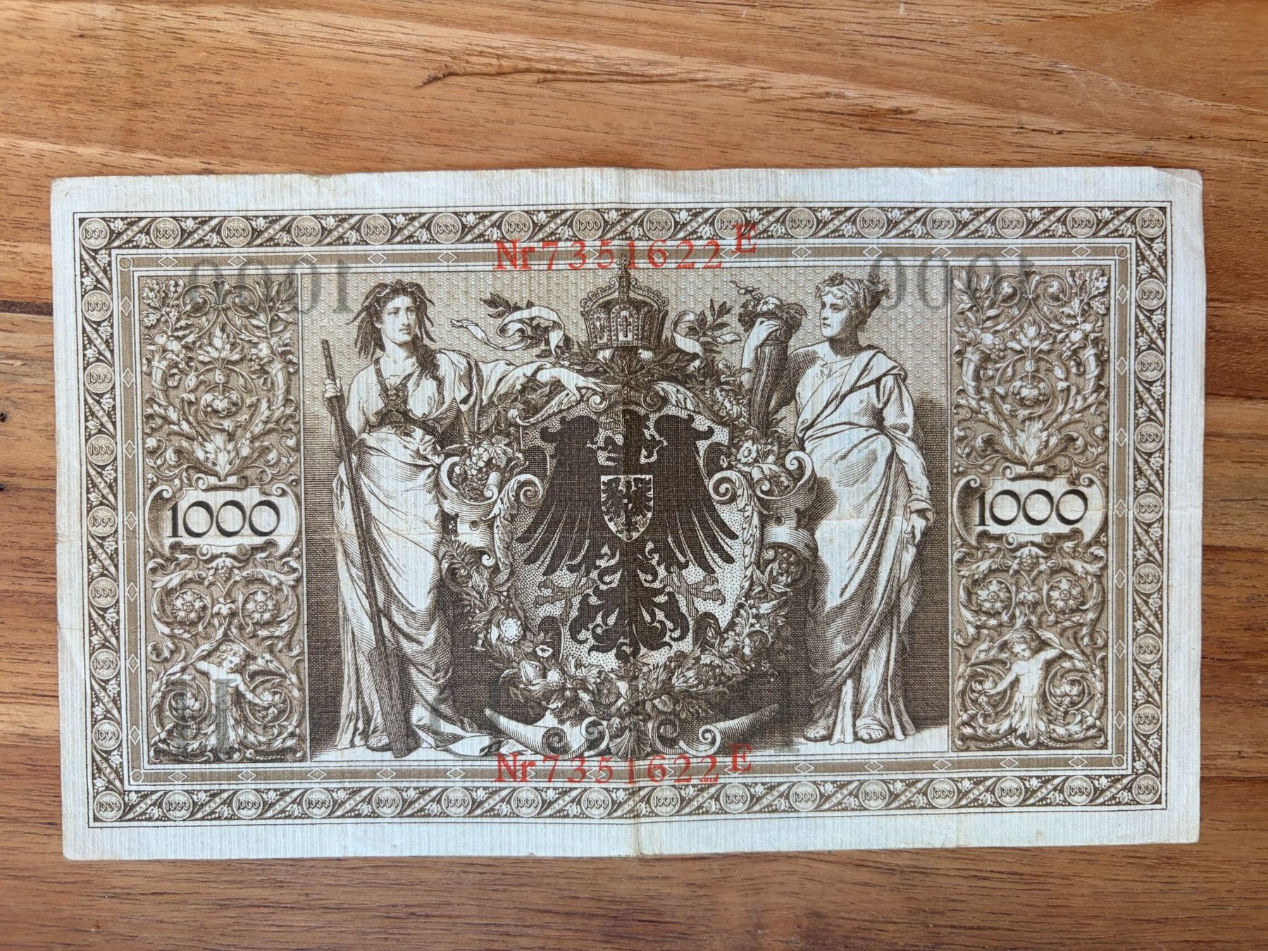 Banconote: Reichsbanknote über 1000 Mark – Usato da Jona venduto da Elvis8645 1