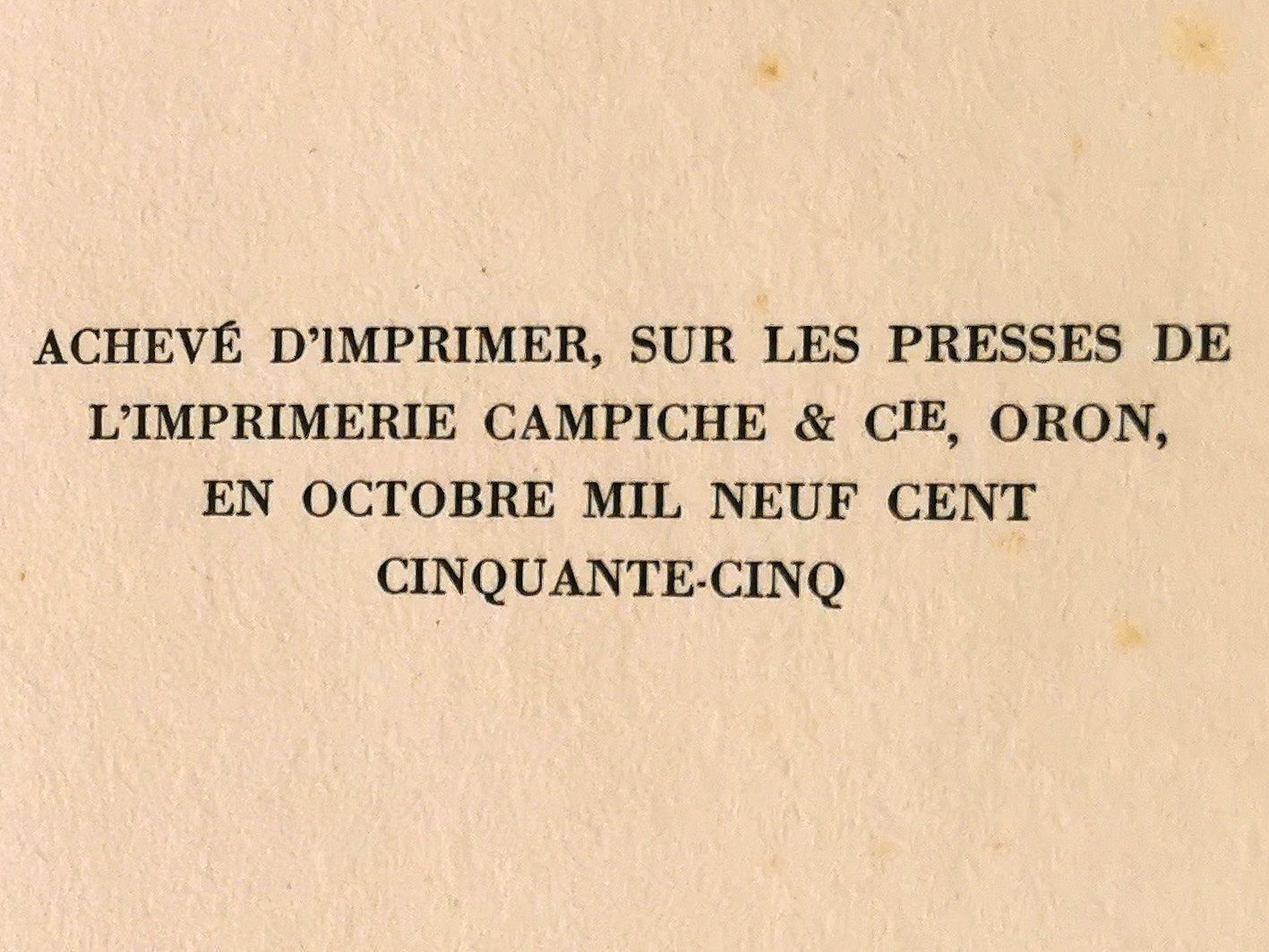Libri: La moisson sans grain  - A.-L. Chappuis – Usato da La Chaux-du-Milieu venduto da Jbv 4