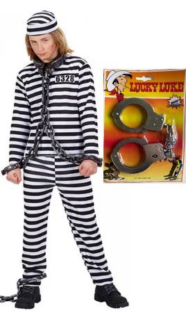 Costume prisonnier / Gefangene  t.128    NEU!