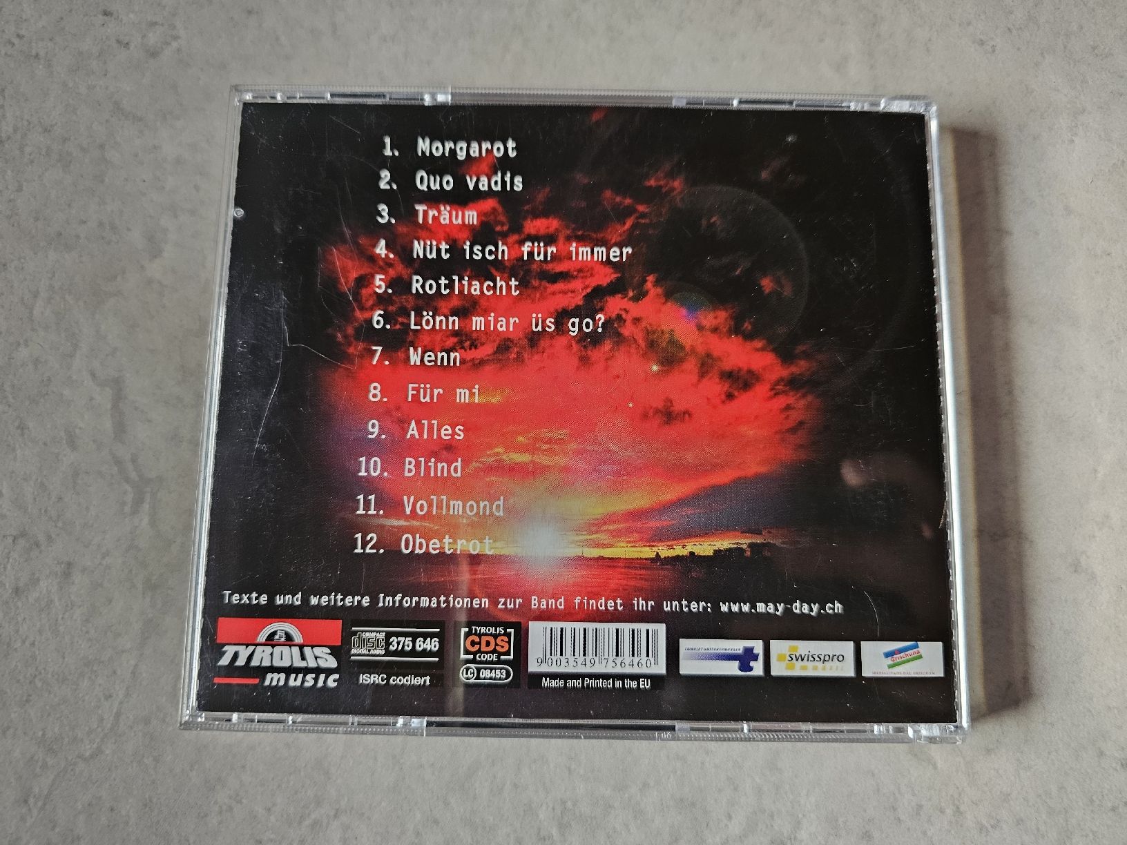 CD: Mayday  -  Morgarot – Usato da Schneisingen venduto da backstore24 1