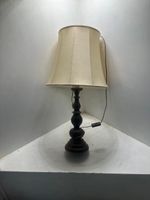 Rustikale Tischlampe, Holz, Vintage Stil, Top Zustand