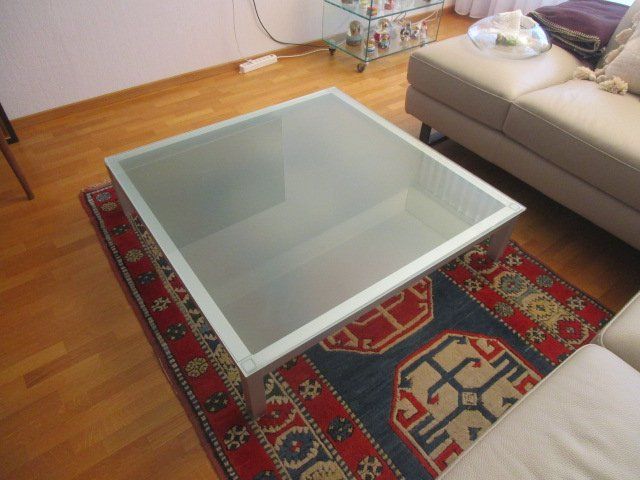 Interio Tische: INTERIO - Designer Salontisch 100 X 100 X 23 cm - INTERIO – Gebraucht aus Luzern von Horoskop1 5