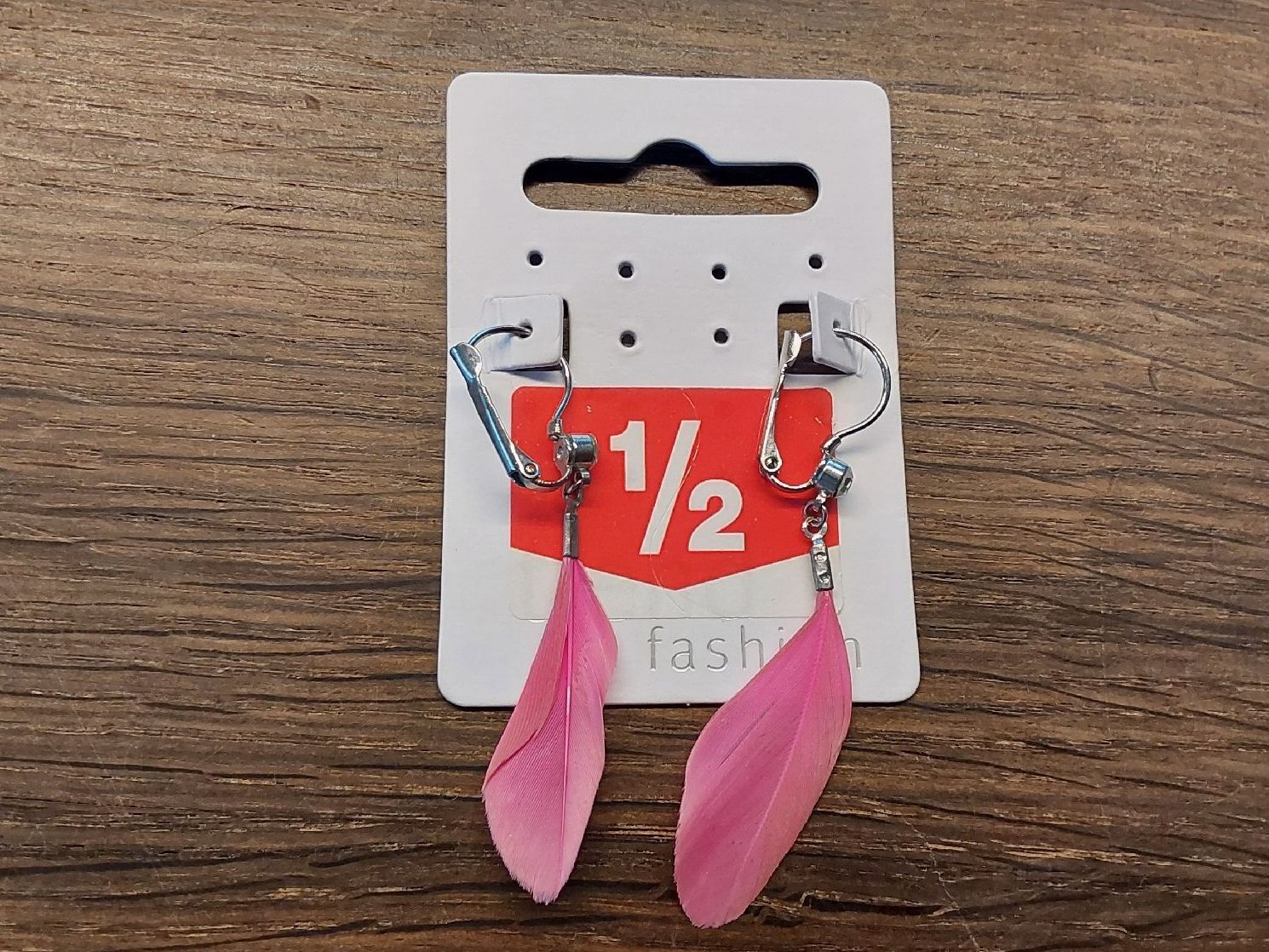 Orecchini pendenti & Orecchini a lobo: Ohrhänger Federn pink neu Migros – Nuovo e nell'imballaggio originale da Köniz venduto da scopello12