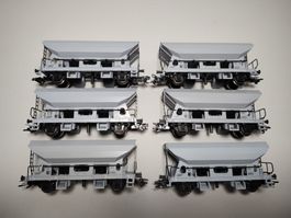 6x Märklin Selbstentladewagen