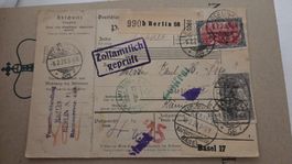 1920 Paketkarte Deutsches Reich