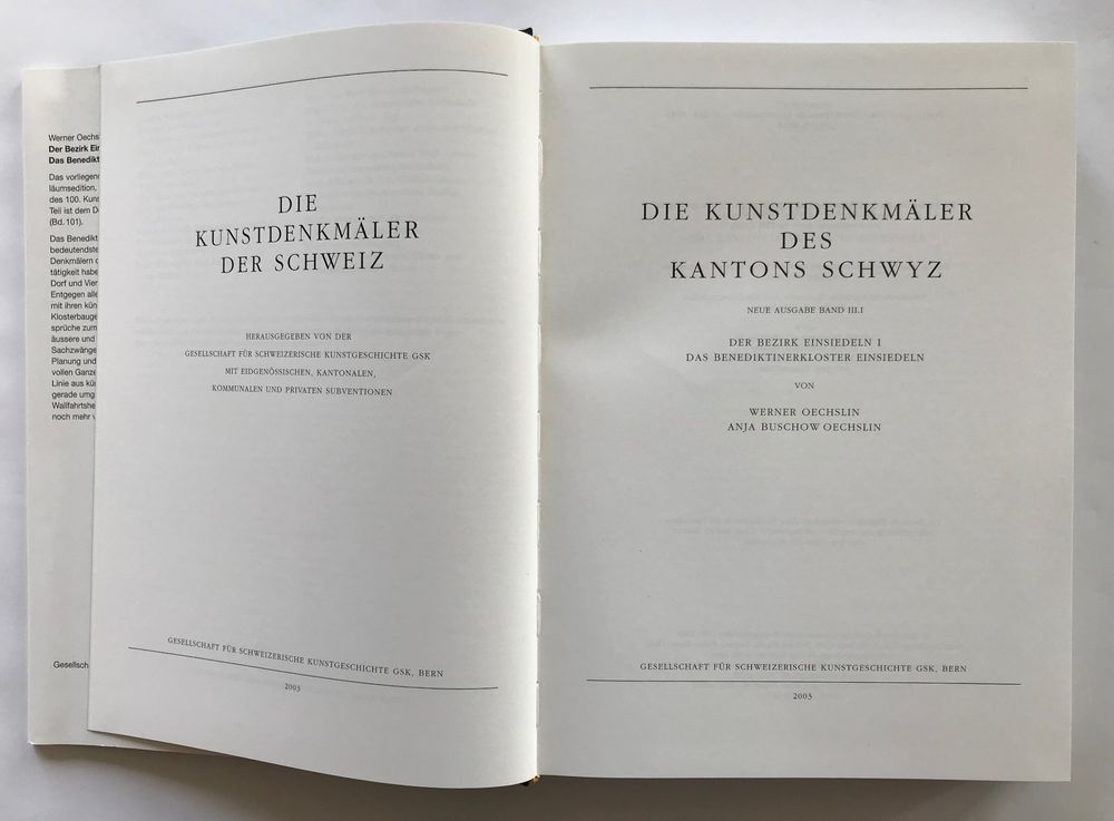 Die Kunstdenkmäler des Kantons Schwyz. Band II, III.I+.II,IV 6