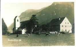 Luziensteig GR Militär Waffenplatz Kirche sehr gut erhalten