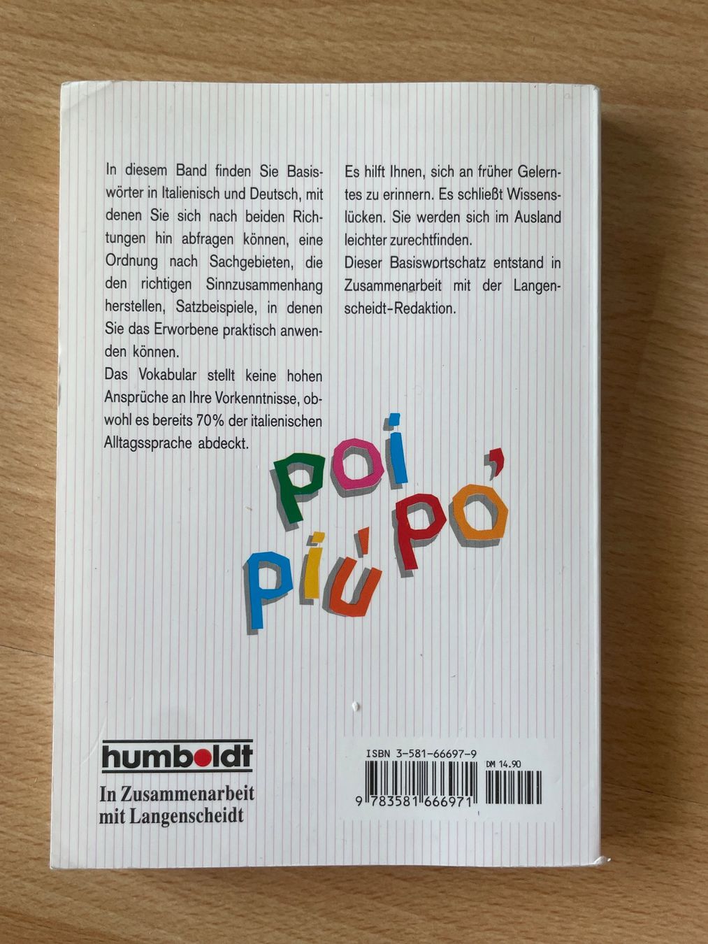 Bücher: Italienischer Basiswortschatz – Gebraucht aus Uznach von nat_z9bb 1