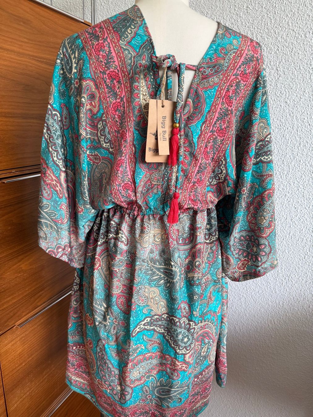 Tuniche: Neu Tunika Kleid Unisize Seide – Nuovo e nell'imballaggio originale da Kirchdorf AG venduto da coco123 2
