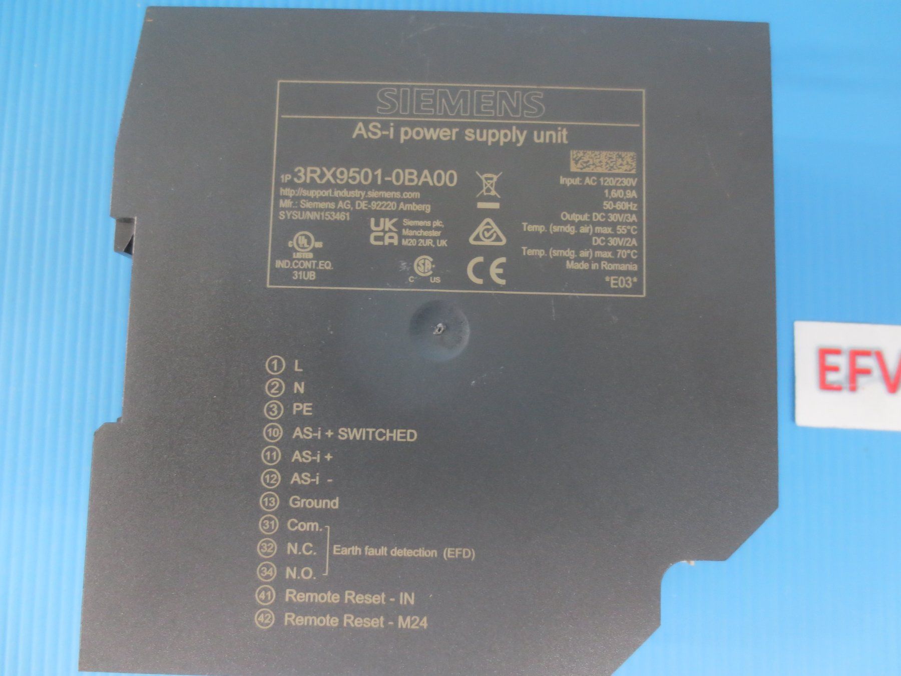 Steuerung: Siemens ASi Power 3A AC 120V/230V AS-Interface Netzteil – Gebraucht aus Sulz LU von Elektrofachverkauf 3
