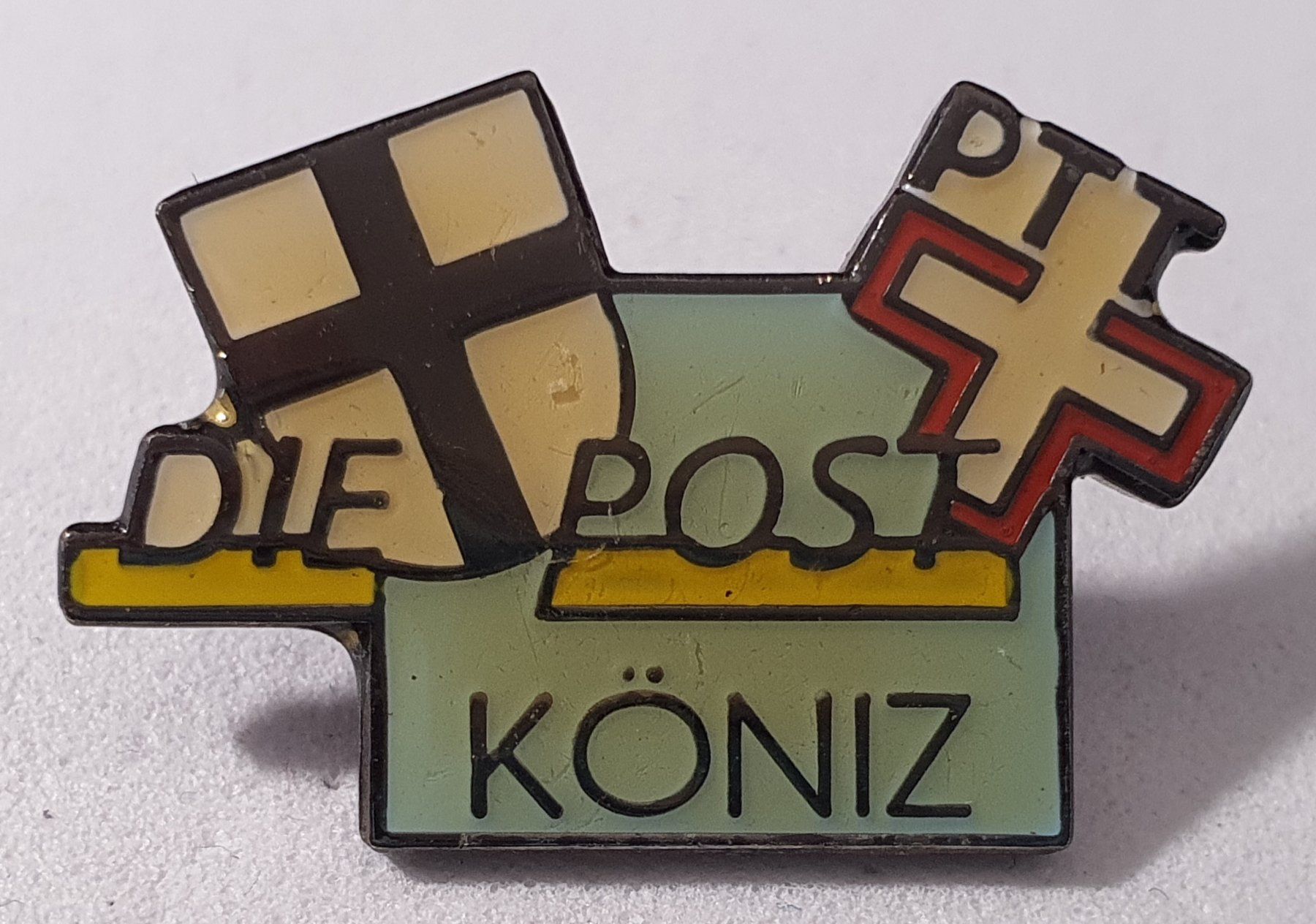 Placchette & Badge: AA074 - Pin Die Post PTT KÖNIZ – Usato da Reinach BL venduto da Boston-Verkauf