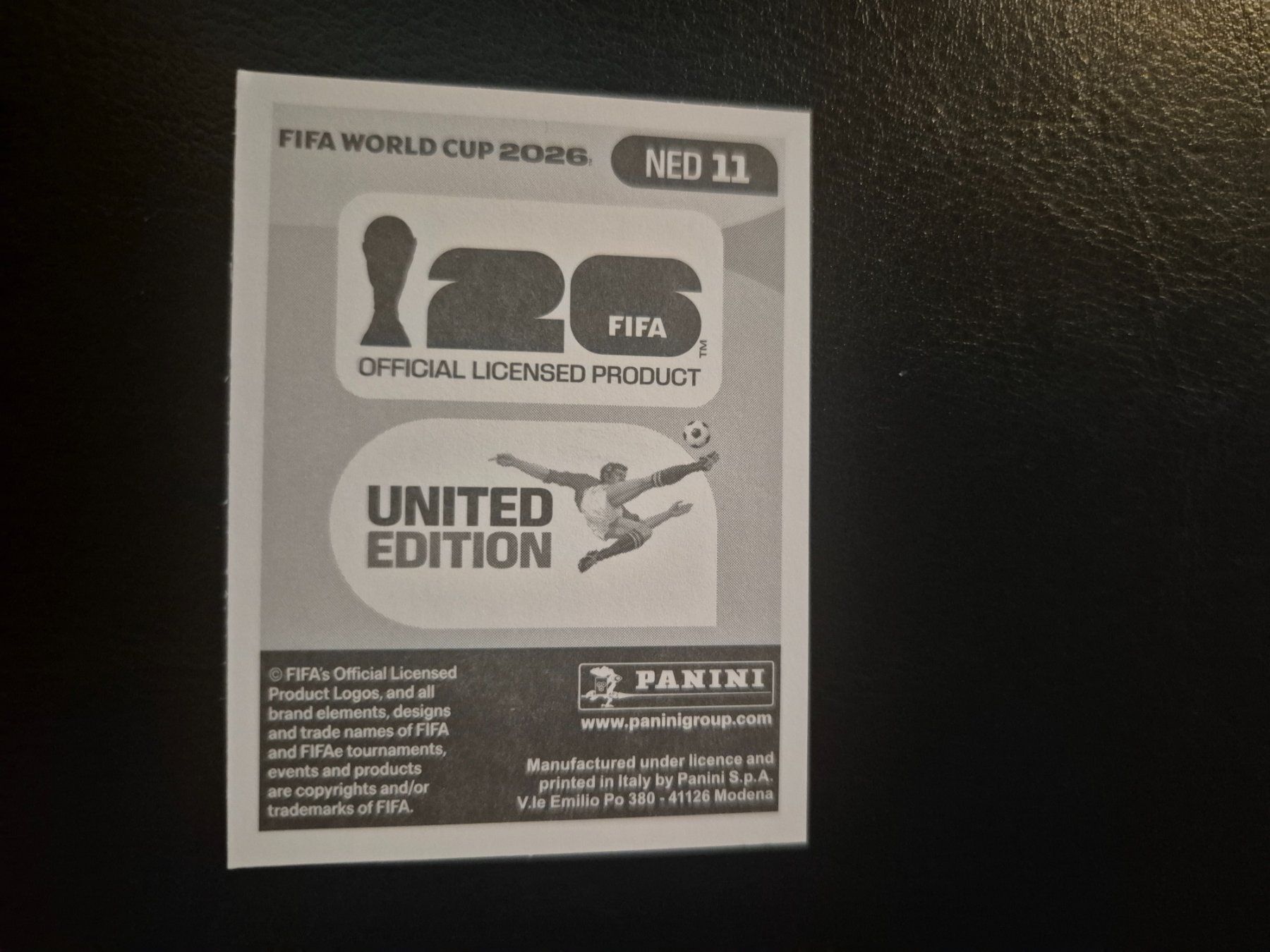 Panini Carte collezionabili: Panini WM 26 NED 11 – Nuovo (secondo la descrizione) da Rorschacherberg venduto da AJ3108 1