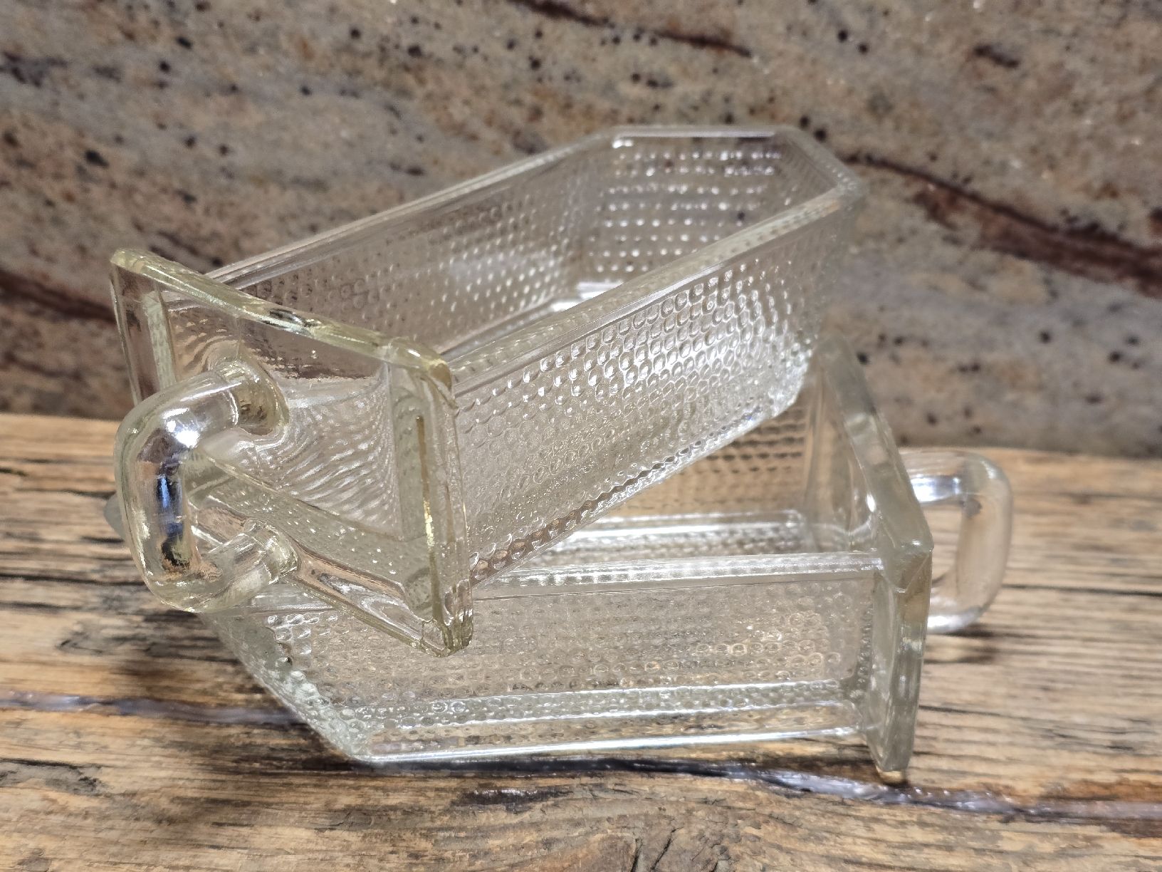 Bicchieri: Zwei vintage Glasschütten – Usato da Walkringen venduto da Vanuca 4