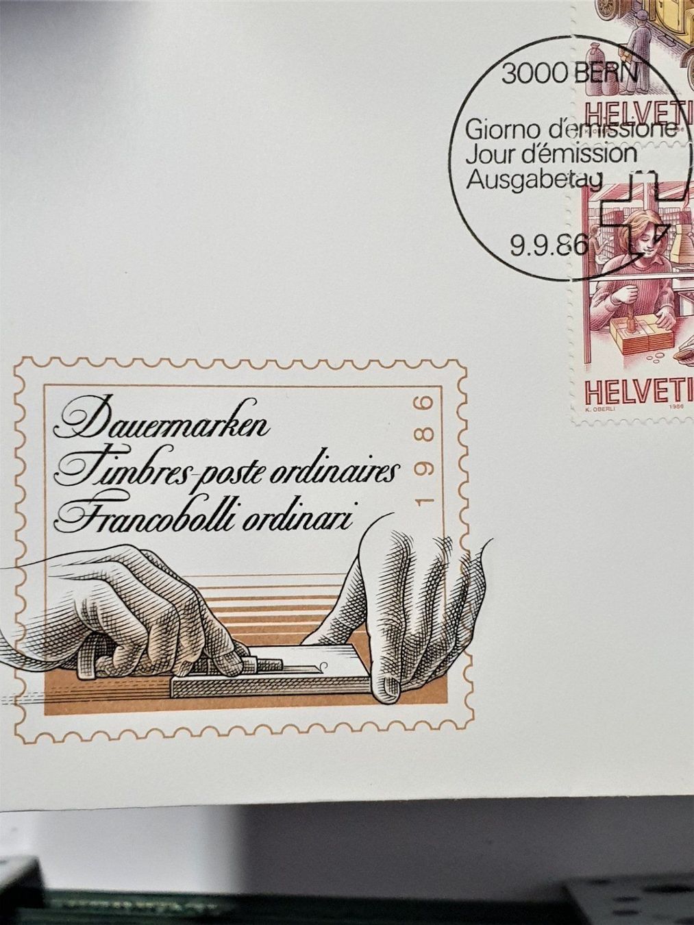 Tutti i francobolli: (155) 1986/1989 2 Kuvert Postbeförderung – Usato da Schwarzhäusern venduto da Inot3 2