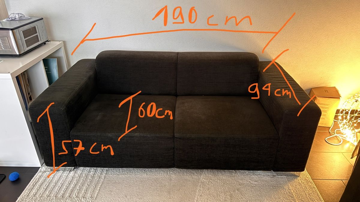 Sofas: 2 Sofas, dunkelbraun abzugeben – D'occasion à Tägerig par Maetra 4