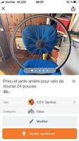 Roue avant vélo 21.5 pouces.